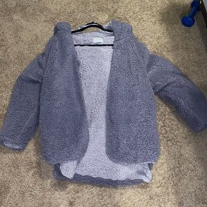 URBAN OUTFITTERS OVERSIZED LILAC SHERPA COAT